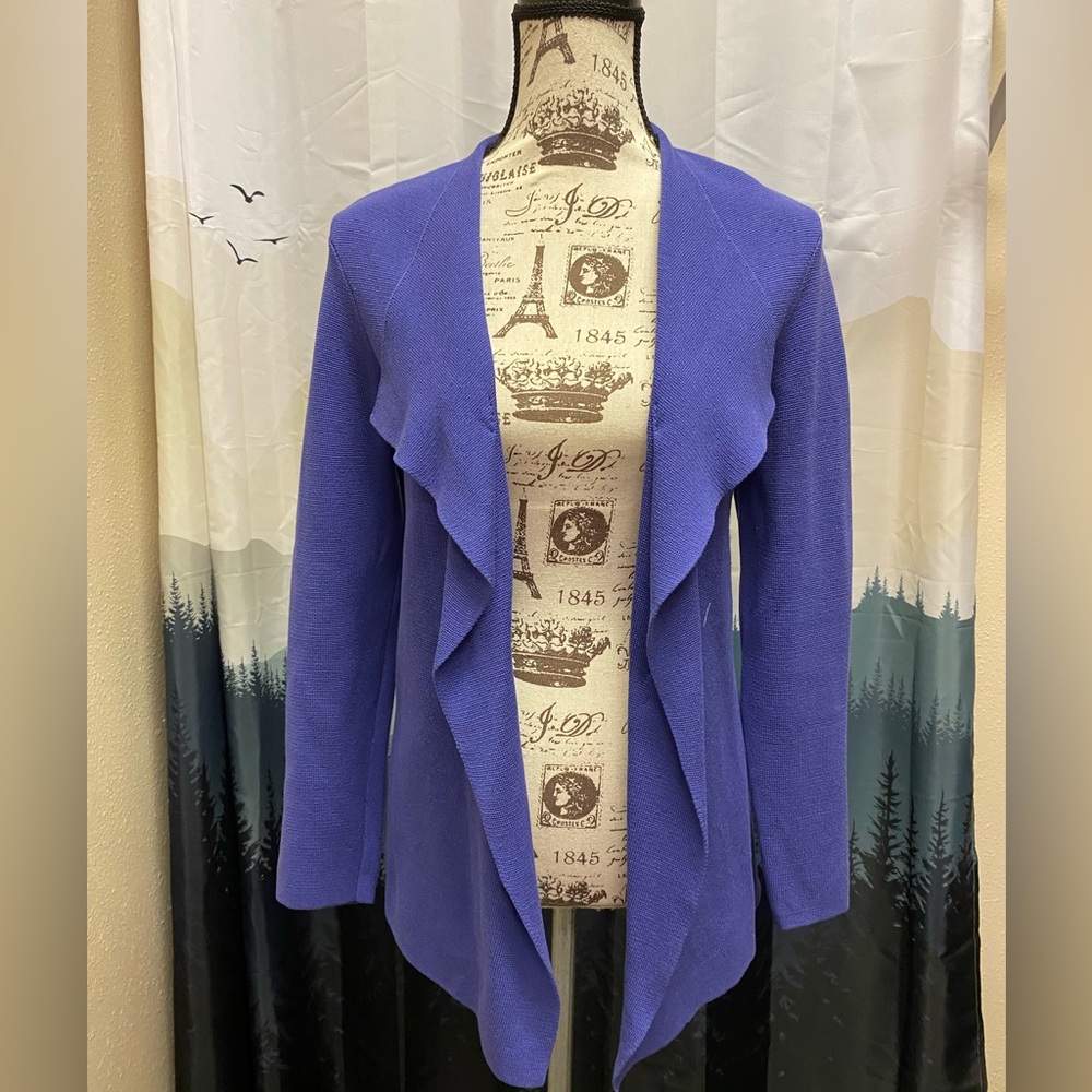 Ellen Tracy Wool Silk Cardigan sz S-M